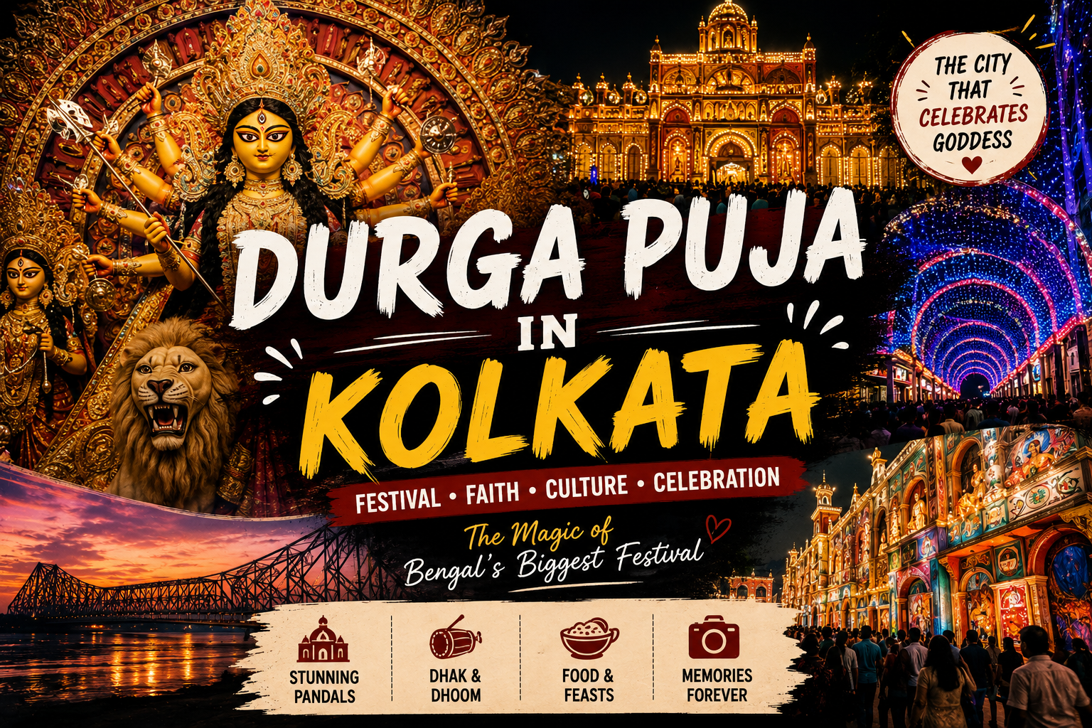 Durga puja in kolkata