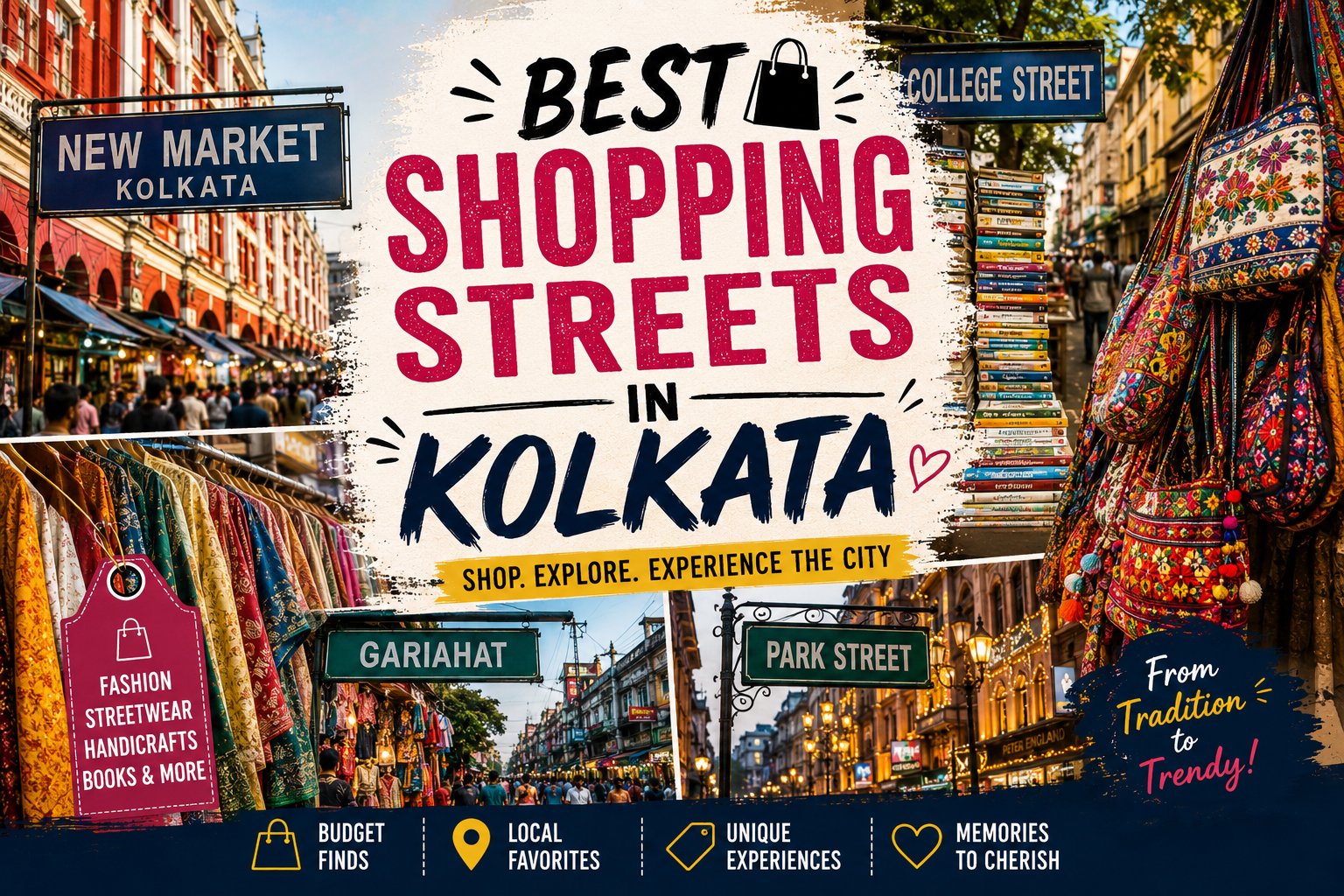 Best shopping streets in kolkata
